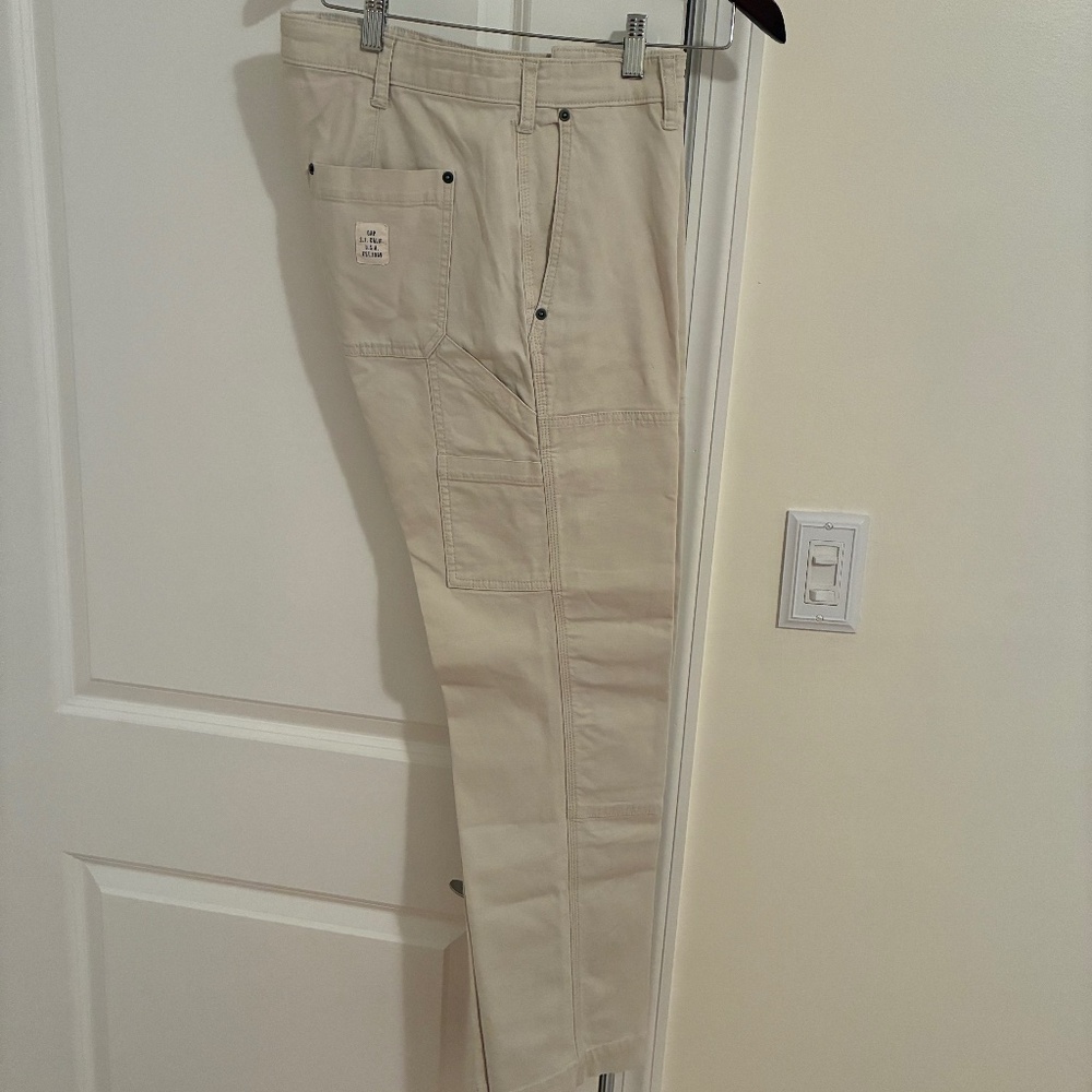Gap Vintage Worker White Pants